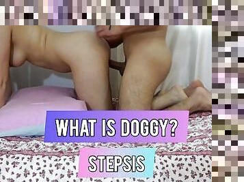 doggy-style, mamka, creampie, nadržané, sestra