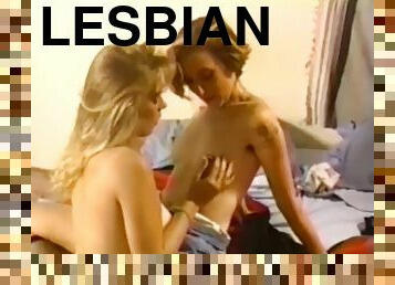 lesbiana, vintage, rubia