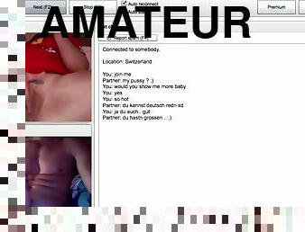 Swiss girl on chatroulette