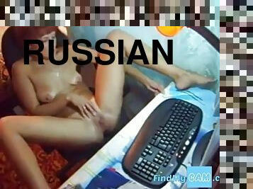 мастурбація, росіянка, прихильник, веб-камера, шльондра-whore