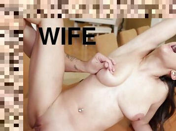 Sexy wife is fucking her husband