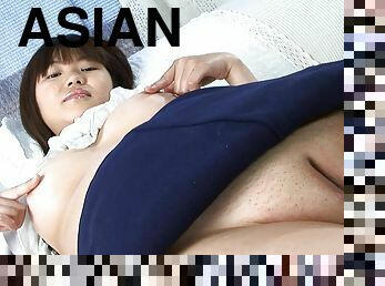 asiático, traseiros, teta-grande, masturbação, cona-pussy, babes, adolescente, japonesa