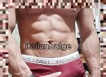 énorme, amateur, gay, branlette, italien, solo, bite