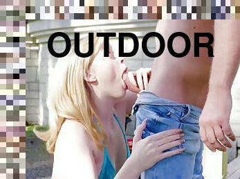 Private.com blonde teen anny aurora fucks outdoor