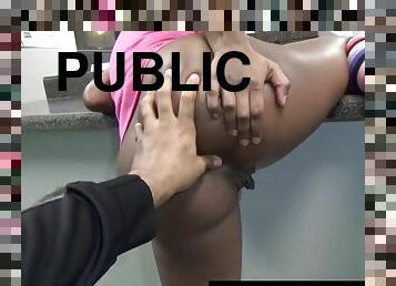 público, anal, mamada, negra-ebony, hardcore, negra