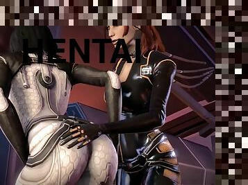 3d miranda lawson is very nice ass futanari