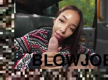 Lia Lin gives a great head and gets fucked in the car