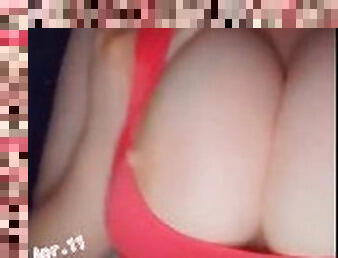 tetas-grandes, pezones, amateur, perfecto, a-solas, calientapollas