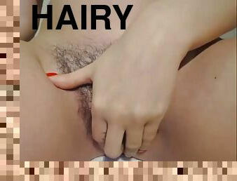 Hairy Pussy Being Rubbed  Teased