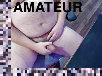 papa, masturbation, amateur, ejaculation-sur-le-corps, gay, joufflue, marié, solo, pappounet, ours