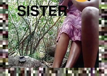 Fucking Step Sister In Jungle Outdoor Sex