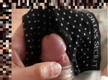 Used Panties as a Cum Rag