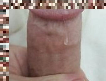 SLOW DRIPPING PRECUM HUGE HARD THROBBING COCK