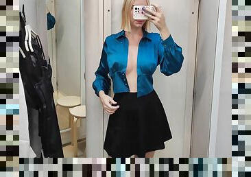 Try On Haul Transparent Clothes Completely See-through. At The Mall. See On Me In The