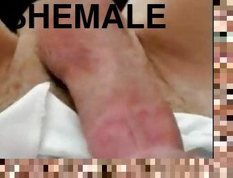 Riding on a dildo + Hitachi  several small sperms 6 times