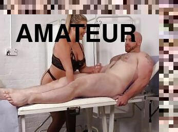 masturbare-masturbation, asistenta, amatori, milf, laba, masturbare, ciorapi, britanic, lenjerie, uniforma