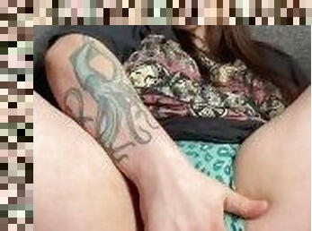 27 Minute Struggle To Cum Including Feet Dangling