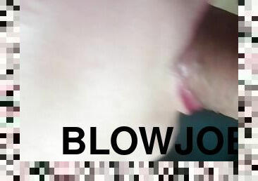 Fast ASMR close-up blowjob