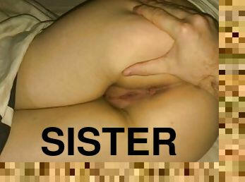 My stepsis have a tight hot pussy