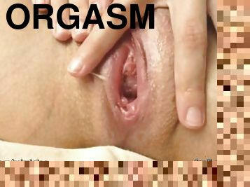 mastubasi, orgasme, vagina-pussy, seorang-diri