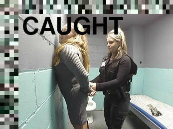 Blonde Slut Endures A Humiliating Arres - Caught