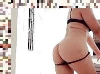 cul, gros-nichons, amateur, latina, black, lingerie, danse, fétiche, solo