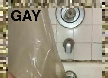 kylpy, pissaaminen, gay, suihku, soolo