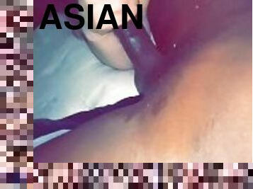 Thick Ghetto Booty Asian sucks dick sloppy?? MUST SEE??