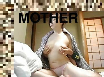 amateur, japonés, madre