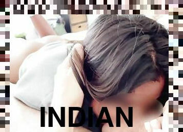 Desi Girl Deep Throats White Cock