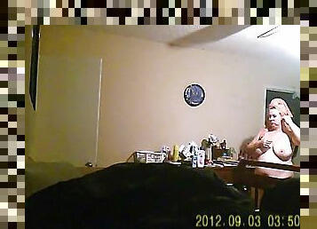 friends wife caught in room changing