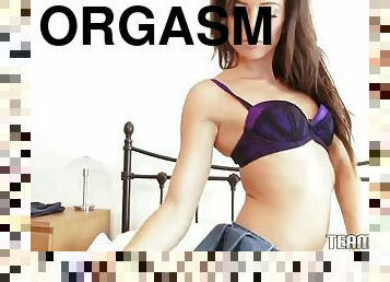 mastürbasyon-masturbation, boşalma, genç, oyuncak, yaramaz, giysili-sex