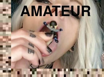 mastürbasyon-masturbation, amcık-pussy, amatör, oyuncak, bakış-açısı, sarışın, fetiş, kocaman, muziplik