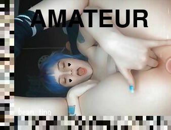 Amateur Webcam Anal Masturbation