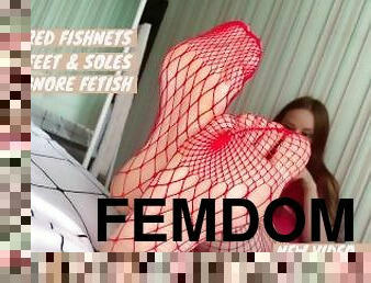 slclav, picioare, pov, plasa-de-peste, fetish, dominare, femdom