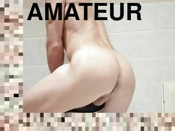 amateur, énorme-bite, jouet, ejaculation, bite