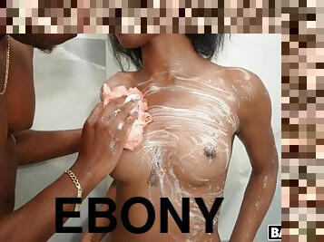 Ebony Step Daughter Mila Mars Drops The Soap