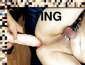 fisting, strap-on, amatör, anal, mörkhyad, milf, leksak, hardcore, massage, svart