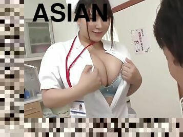 asia, payudara-besar, perawat, dokter, jepang