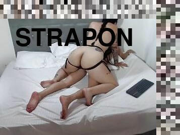 mastürbasyon-masturbation, boşalma, amcık-pussy, belden-bağlamalı-vibratör, amatör, siyahi-kadın, lezzo, genç, ev-yapımı, derleme