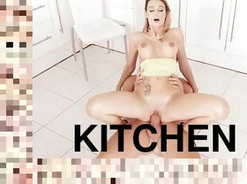 Erica fontes fucks in kitchen