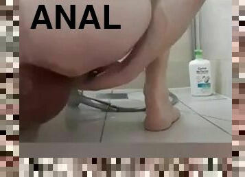 First cumshot with giant prolapse