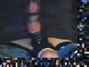 Balls Tied Up with Rings On Cock And Cockhead Vacuum Sucking