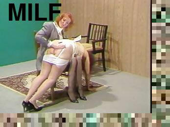 sekretær, milf, bdsm, røv-butt, bondage, smæk