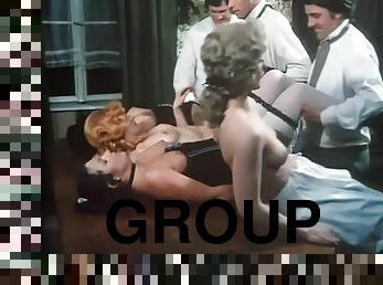 behåret, milf, ældre-dato, gruppesex-groupsex, retro, strømper, blond, brunette