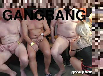 Gangbang fantasy came true - Gangbang