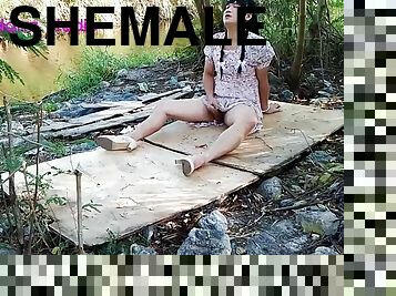 asia, di-tempat-terbuka, umum, waria-shemale, pelajar, guru, amatir, anal, cumshot-keluarnya-sperma, remaja