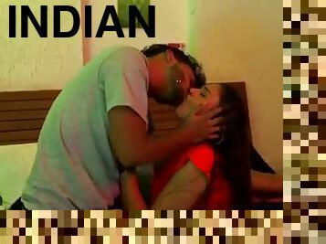 Salacious Indian lady emotion-charged sex scene