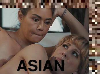 asiatisk, storatuttar, hårig, fitta-pussy, mogen, lesbisk, milf, fötter, blond, piercad