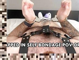 pappa, orgasm, amatör, gay, bdsm, fötter, pov, bunden, ensam, bondage